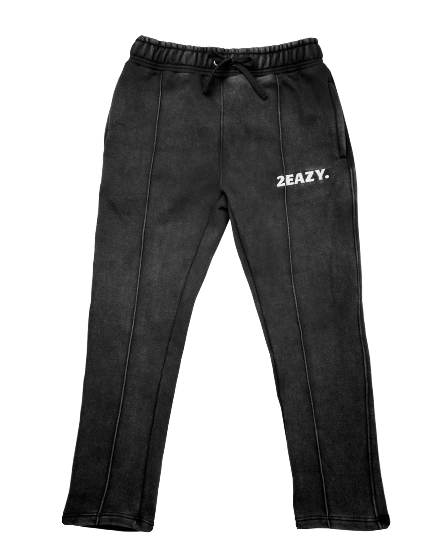 2 EAZY Joggers : Acid Wash Black