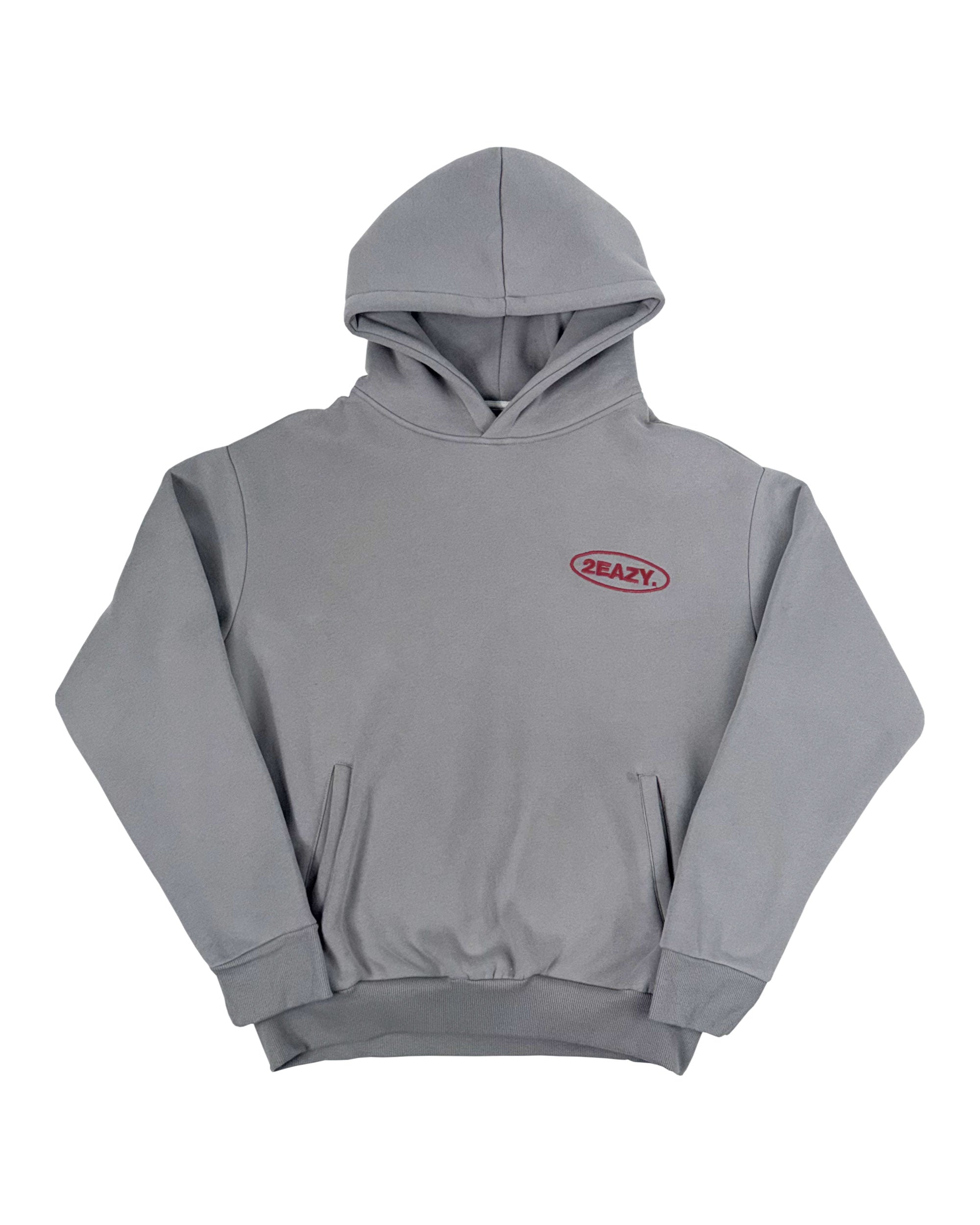 Cloud Grey Carbon cherry Hoodie