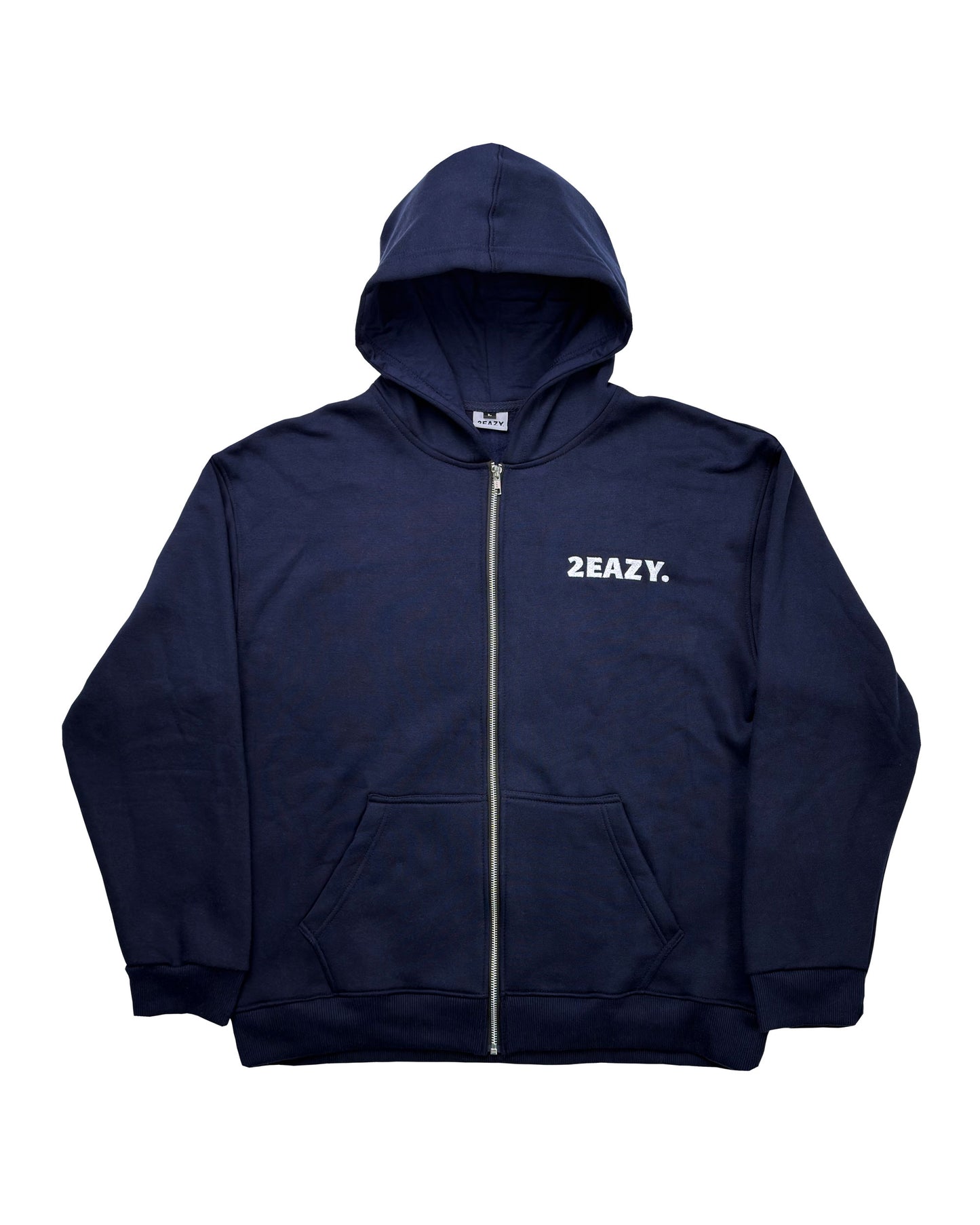 Full Zip Hoodie : Navy Blue